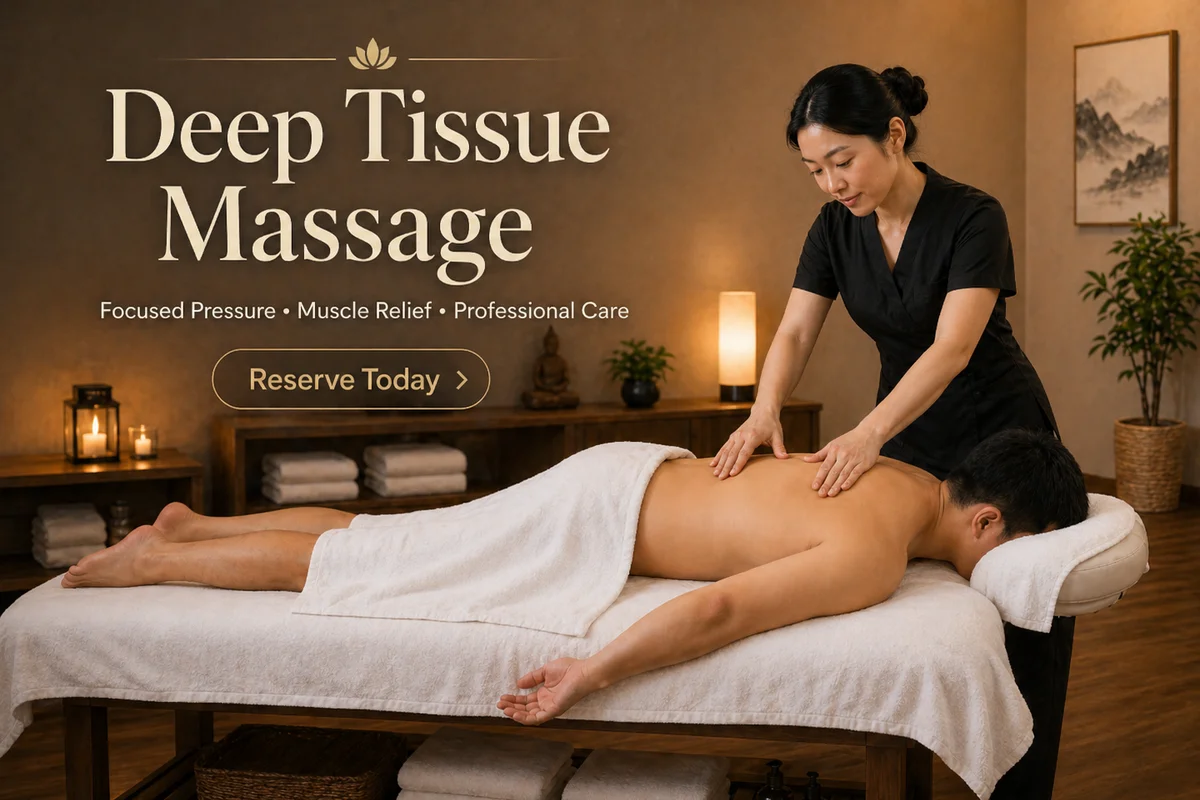 Deep tissue massage in San Diego